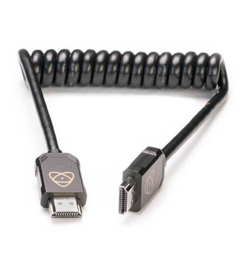 Atomos AtomFLEX HDMI to HDMI Coiled Cable 30cm (ATOM4K60C5)
